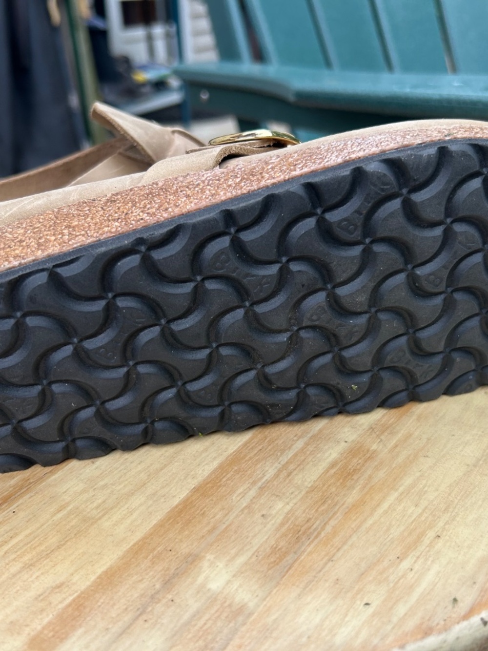 Birkenstock Nubuck Loafer Slides - Picture 3 of 3